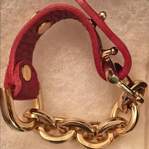Gorgeous red and gold bracelet